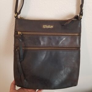 Genuine leather made in India estalon crossbody purse